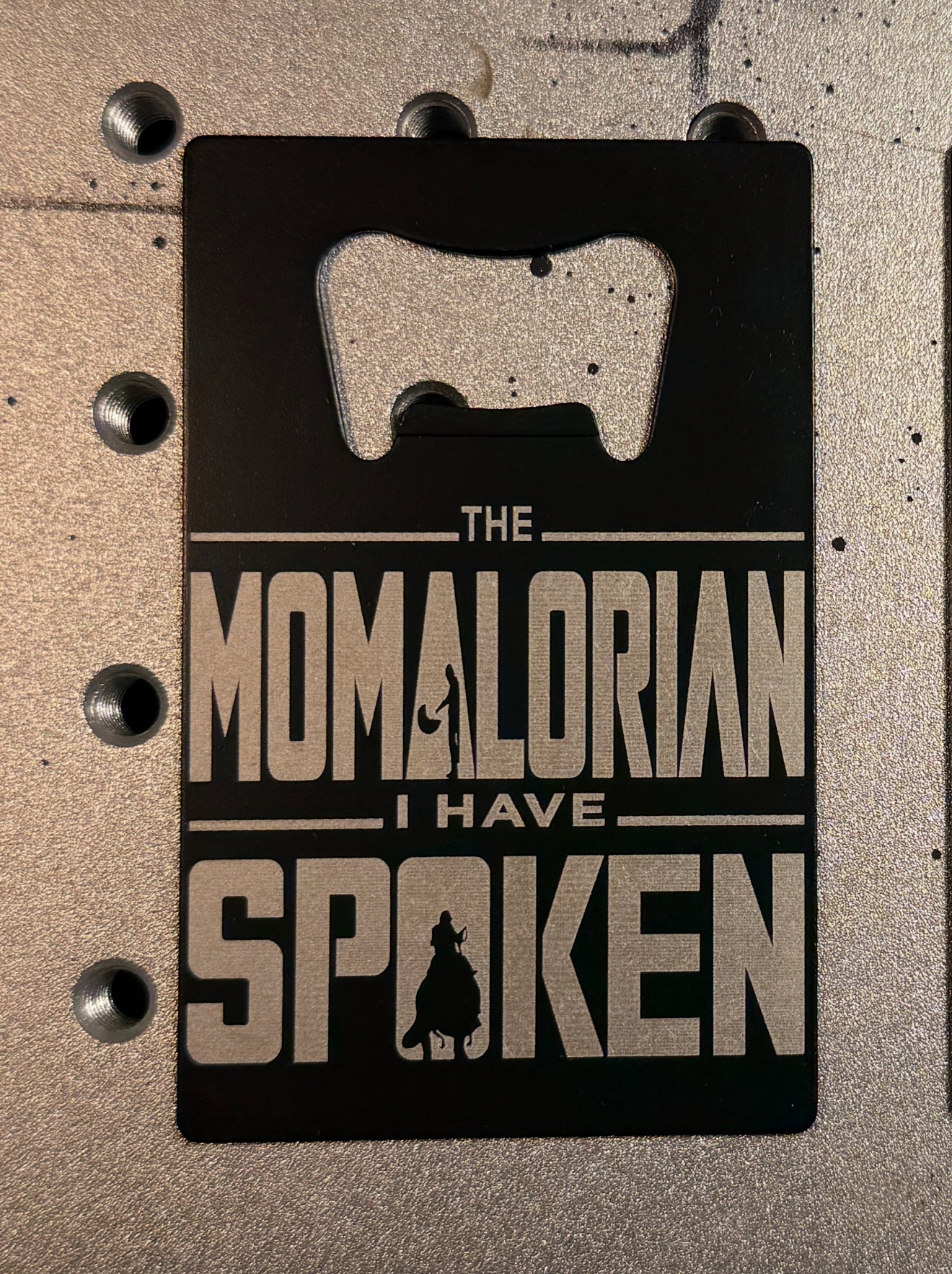 Momalorian v2 bottle opener