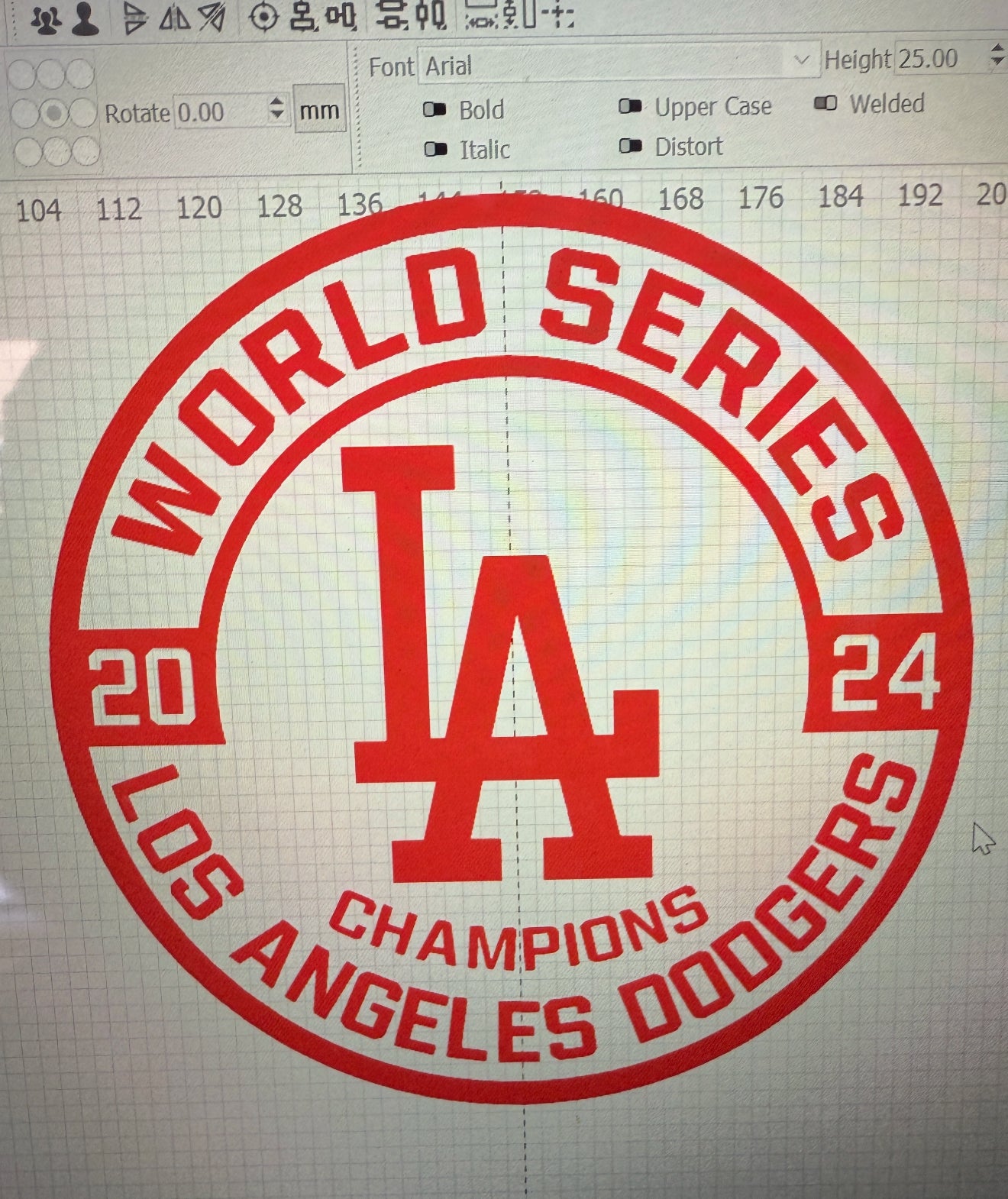 LA World Series 30oz tumbler with your name on it