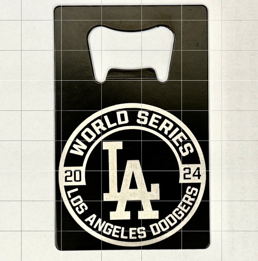 LA World Series bottle opener